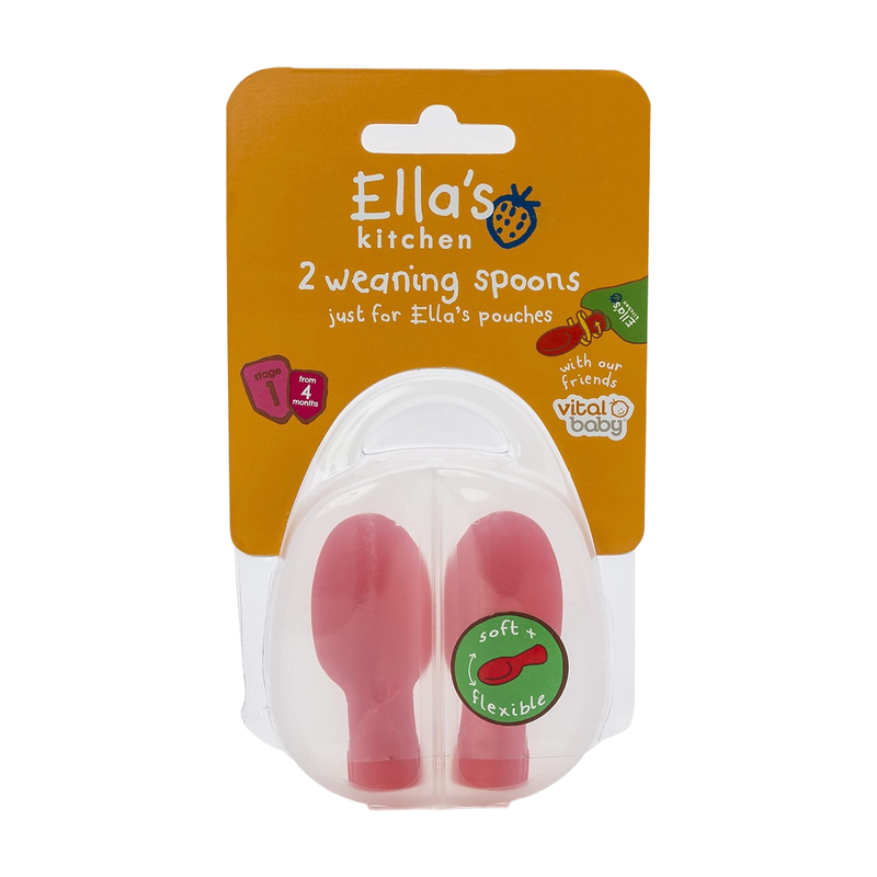 Vital Baby Ella's Kitchen Weaning Spoon Tips 2 Pack MegaBDM