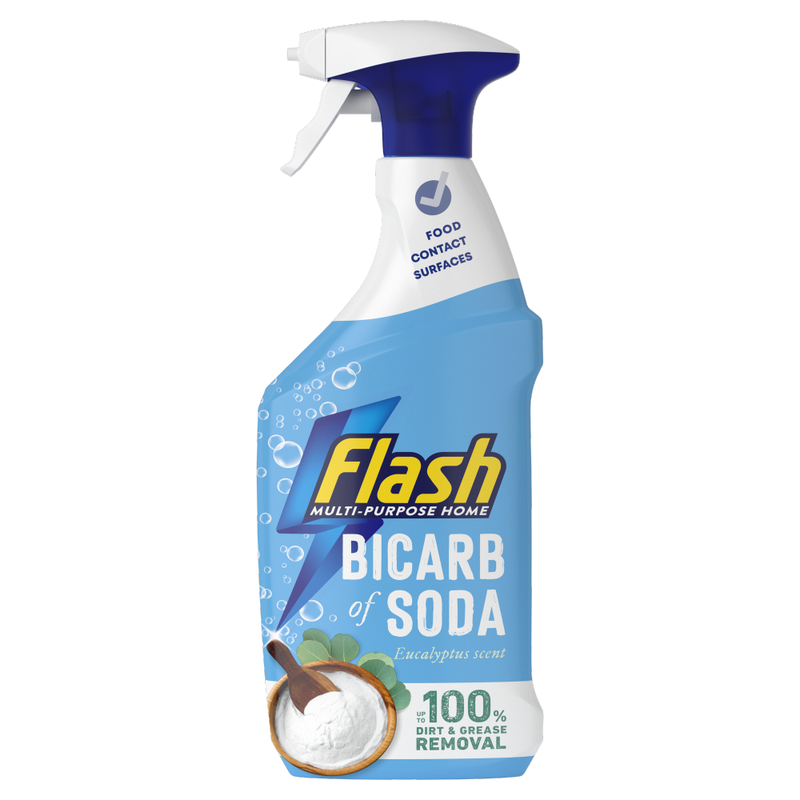 Flash Traditional Cleaning Spray Bicarbonate Soda & Eucalyptus 800ml MegaBDM