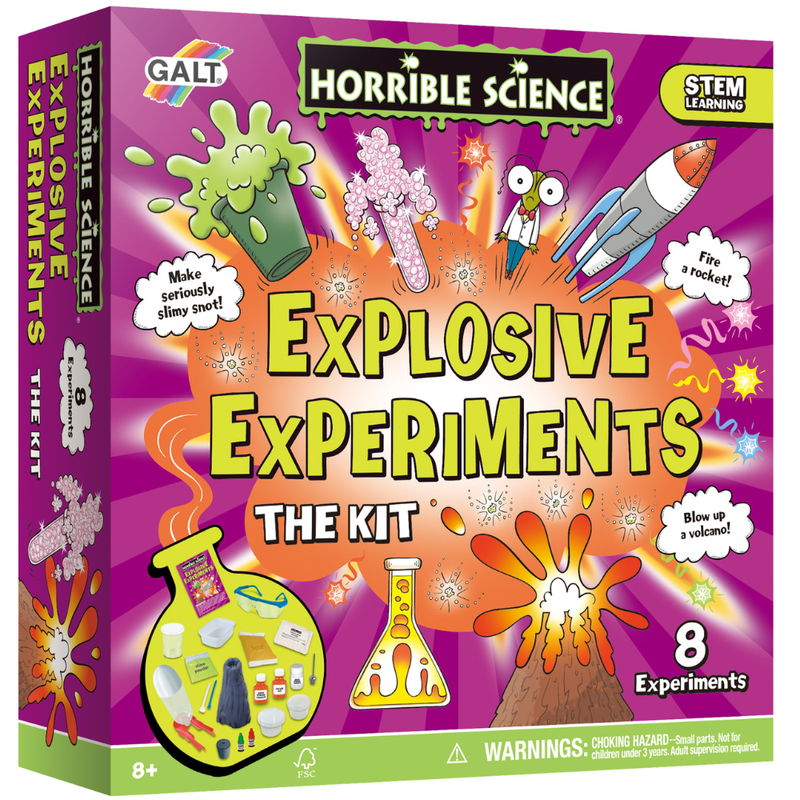 Galt Horrible Science Explosive Experiments Science Kit for Kids MegaBDM