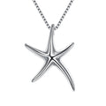 Ever Faith Starfish Lucky Sea Star Pendant Necklace MegaBDM