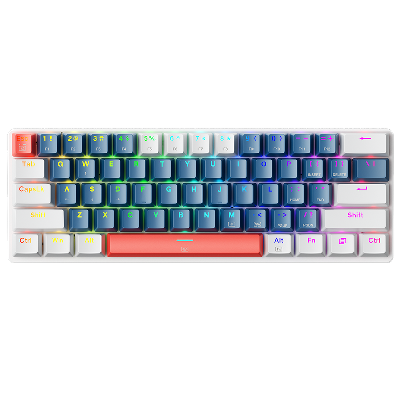 MACHENIKE K500-B61 60% Mechanical Wired Keyboard, QWERTY US Layout, Brown Switch RGB MegaBDM