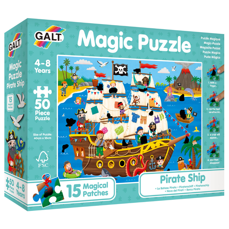 Galt Magic Puzzle Pirate Ship Jigsaw Puzzle MegaBDM