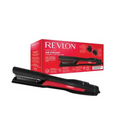 Revlon One Step Air Straightener – 2-in-1 Drying & Straightening, Ceramic Plates, Digital Controls – Black/Red, RVDR5330UK MegaBDM