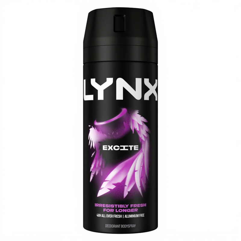 Lynx Aerosol Bodyspray Excite 150ml MegaBDM