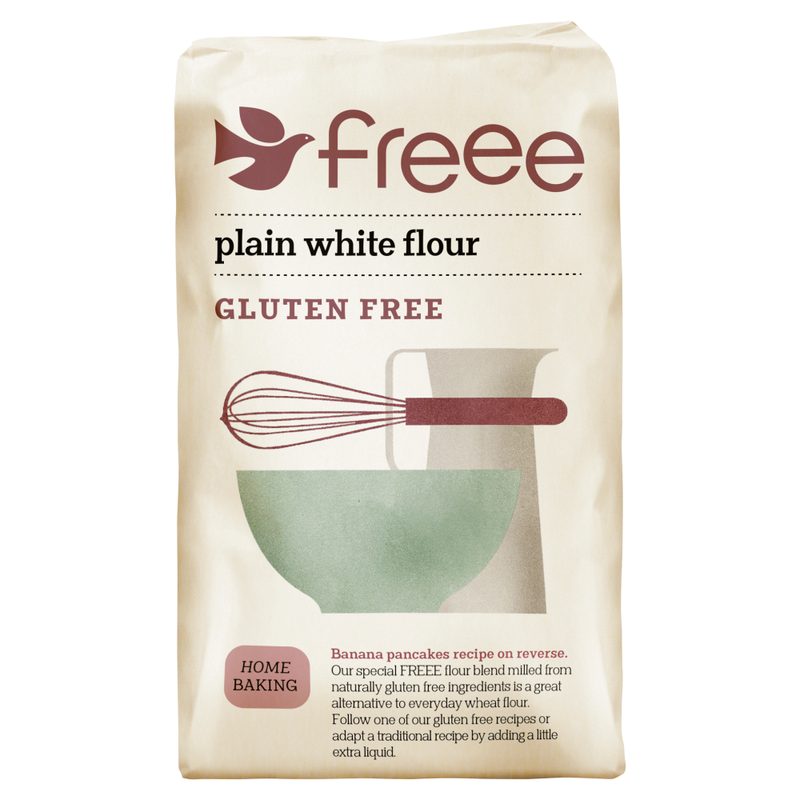 Freee By Doves Farm Free From Gluten Plain White Flour 1kg MegaBDM