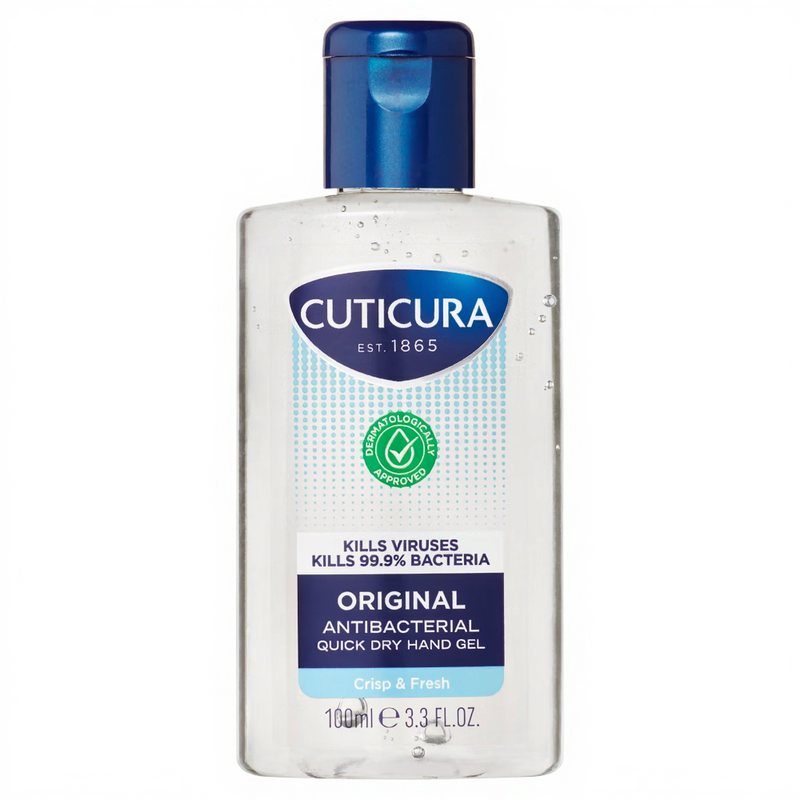Cuticura Original Crisp & Fresh Anti Bacterial Hand Gel 100ml MegaBDM