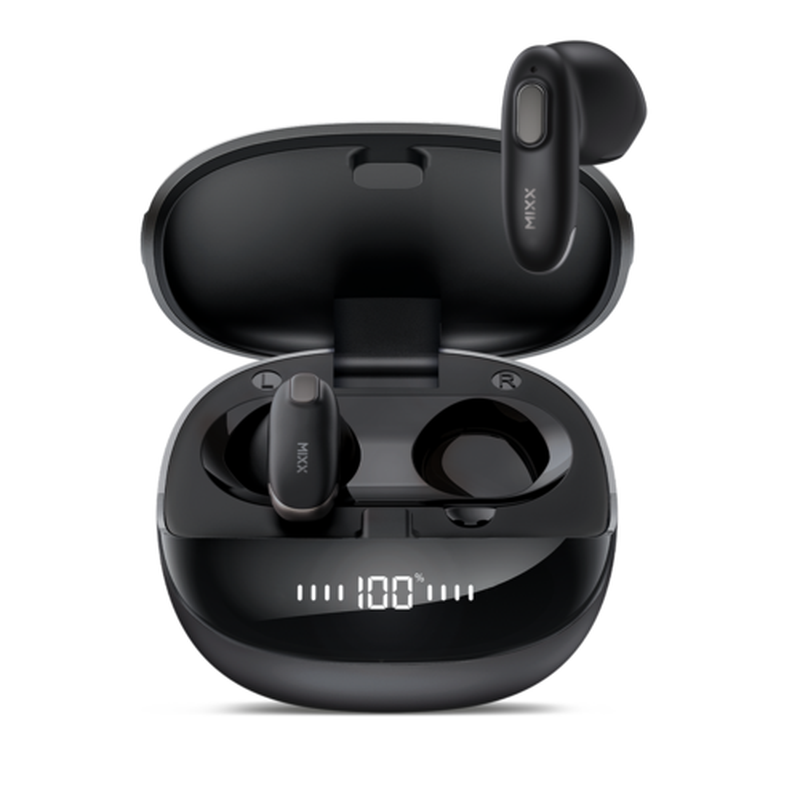 Mixx StreamBuds Hybrid Charge 2 True Wireless Earbuds – Black MegaBDM
