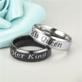 Classy Pretty Stainless Steel Couple Titanium Rings MegaBDM