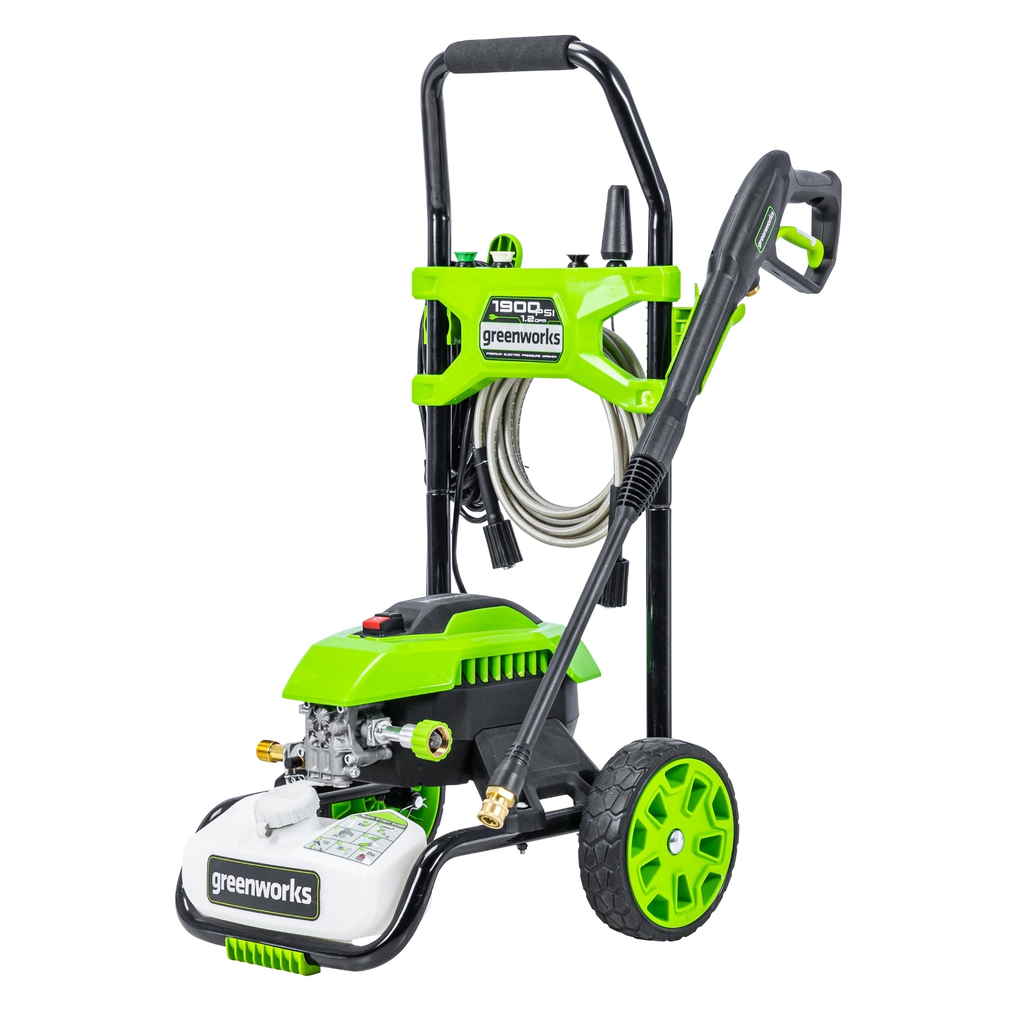 OPEN BOX 1900 PSI 1.2 GPM Cold Water Electric Pressure Washer MegaBDM