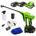 OPEN BOX 24V 600-PSI Cordless Power Cleaner: (2) 2.0 Ah Batteries and Charger MegaBDM