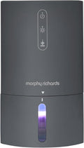 Morphy Richards PureFresh 0.9L/Day Dehumidifier, Compact, Lightweight, Quiet, Ambient Lighting, Auto Shut off, Defrost, For Bedrooms, Wardrobes, Kitchens, Caravans, and Window Sills, Grey, 822001 MegaBDM