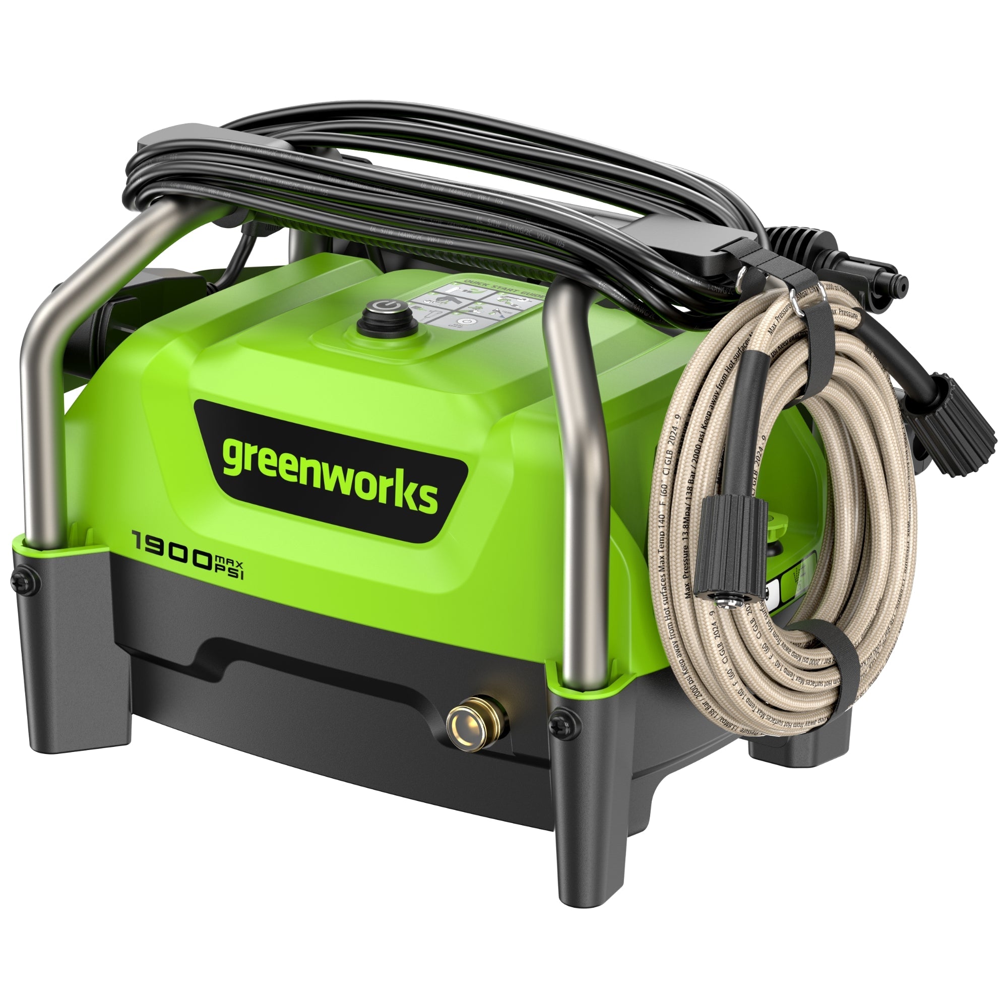 1900 PSI 1.2 GPM Portable Hand Carry Cold Water Electric Pressure Washer MegaBDM