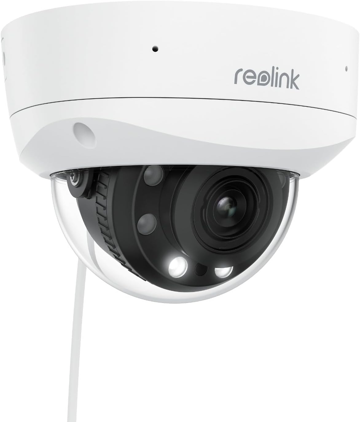 Reolink 4K PoE Security Camera with Spotlights, 5X Optical Zoom, Color Night Vision, Two-Way Talk, Human/Vehicle/Animal Detection, IK10 Vandalproof, Time Lapse, RLC-843A MegaBDM