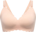momcozy Nursing Bras for Breastfeeding, Seamless Pregnancy Maternity Bra Wireless Classic Jelly Strip Support Nursing Bra MegaBDM