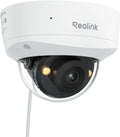Reolink RLC-840A, 4K UHD PoE Security Camera, Featuring IK10 Vandalproof, Color Night Vision, Smart Person/Vehicle/Animal Detection, Two-Way Audio, Equipped with a Swivel Bracket Inside MegaBDM