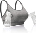 momcozy Hands Free Pumping Bra, Adjustable Breast-Pumps Holding Bra, Pumping & Nursing in One MegaBDM