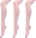 MANZI 1-3 Pairs Womens Girls Basic Convertible Transition Ballet Dance Tights 40 Denier MegaBDM