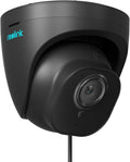 Reolink 5MP PoE Security Camera Outdoor with Human/Vehicle Detection, IP66 Weatherproof, Audio Recording, RLC-520A Black MegaBDM