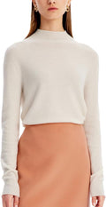 GOELIA Jumpers for Women UK Wool Knit Jumper Women's Sweaters Long Sleeve Crew Neck Soft Casual Pullover for 2025 Trendy Fall MegaBDM