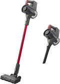 Morphy Richards MRXSTICK250 PremierGlide Cordless Stick Vacuum Cleaner, Up to 45min Runtime, HEPA Filter, ECO Mode, Anti-Tangle, Lightweight,Multi-Surface, Accessories & Pet Tool, Grey & Red, 730003 MegaBDM