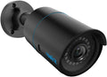 Reolink 5MP Super HD PoE CCTV Camera with Human/Vehicle Detection, Waterproof Outdoor 100ft Night Vision Time Lapse Alerts Audio Recording Remote Access Support microSD Card Slot, RLC-510A Black MegaBDM