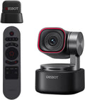 OBSBOT Tiny 3 AI-Powered Spatial Audio 4K Webcam Bundle with Vox SE & Remote, AI Tracking PTZ Camera with 1/1.28" Sensor, Tri-Mic, Voice & Gesture Control, 120FPS, HDR, Web Cam for PC, Laptop, Stream MegaBDM