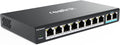 Reolink PoE Switch with 8 PoE Ports, 2 Gigabit Uplink Ports, Up to 120W Total for All PoE ports, Ideal NVR PoE IP Cameras, IEEE802.3af/at, Desktop/Wall Mount, RLA-PS1 MegaBDM