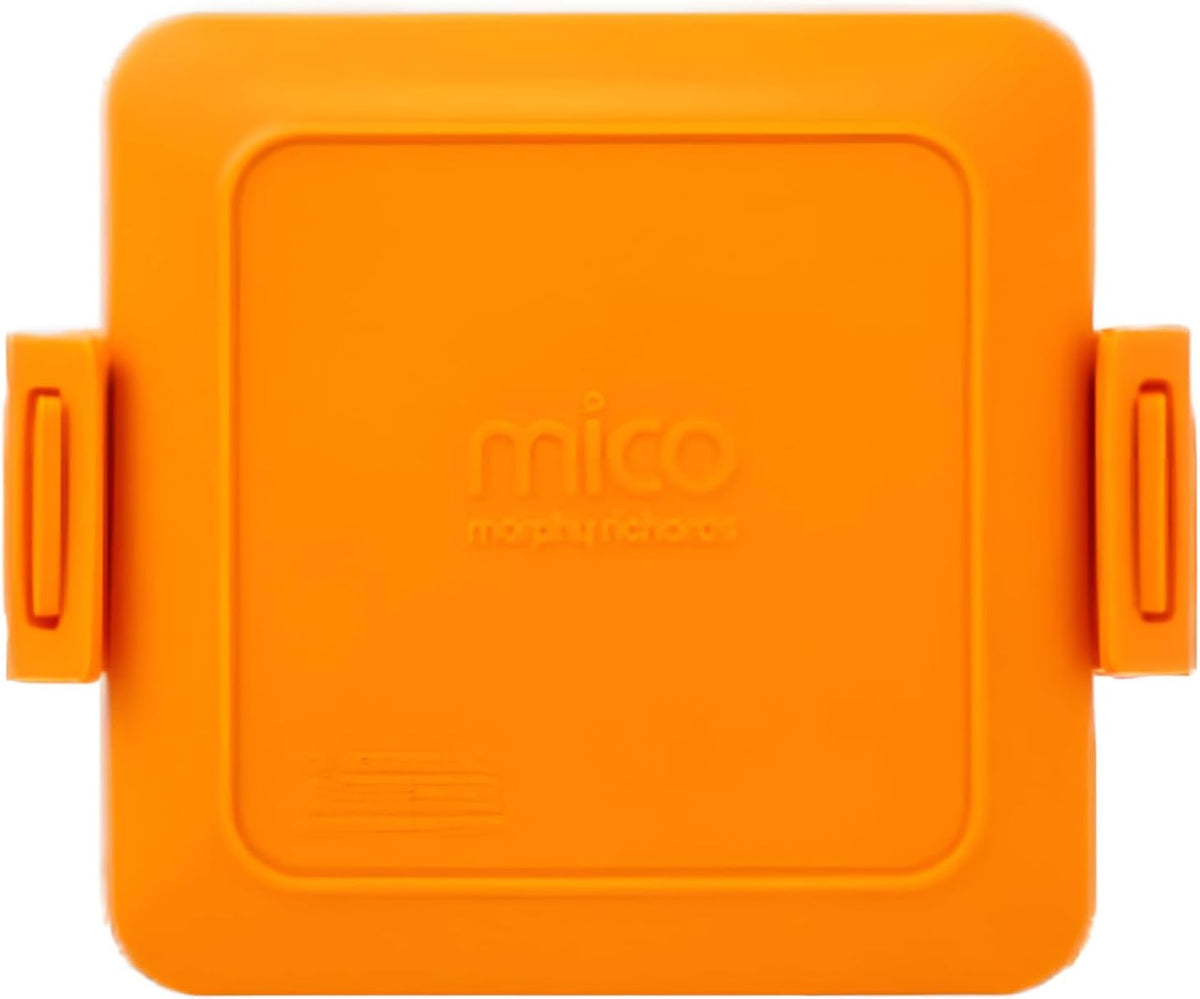 Morphy Richards Mico Microwave Toastie Sandwich Maker and Grill, Silicone Microwaveable Cookware, Non-stick Coating, Heatwave Technology, Compact, Dishwasher Safe, Quick/Easy Cooking, Orange, 511644 MegaBDM