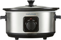 Morphy Richards 3.5L Stainless Steel Slow Cooker, 3 Heat Settings, One Pot Solution, Dishwasher Safe Ceramic Pot, 460017 MegaBDM