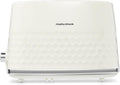 Morphy Richards Hive 2 Slice Toaster, Variable Browning, Removable Crumb Tray, Cancel, Defrost, Reheat, Anti-jam feature, Gloss Finish, 850W, Cream, 220032 MegaBDM