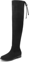 DREAM PAIRS Women's Thigh High Boots Low Block Heel Casual Fashion Over the Knee Boots Long Tall Fall Boots MegaBDM