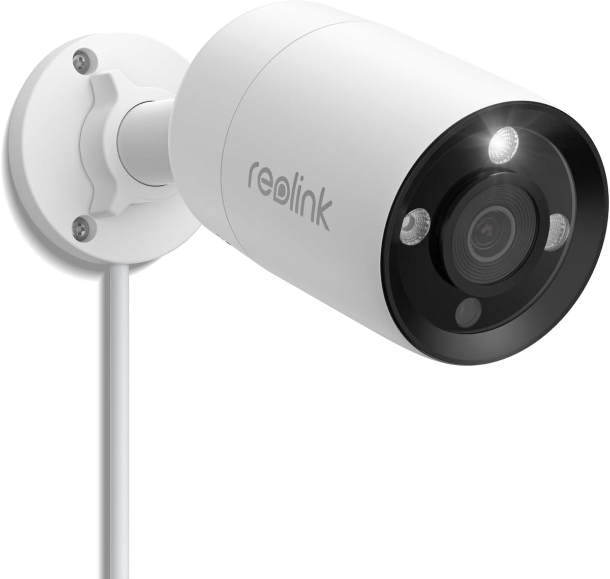 Reolink 2K 4MP Smart PoE IP Camera with ColorX Night Vision, F1.0 Super Aperture, IR LEDs, Motion Spotlights, Person/Vehicle/Pet Detection, Custom Siren, Two-Way Audio, CX410C MegaBDM