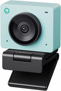 OBSBOT Meet SE 1080P 100FPS Webcam for PC, AI Framing Streaming Camera with 1/2.8" Sensor, Beauty Mode, Gesture Control, Staggered HDR, Web Camera for Desktop Computer, Laptop, Meeting (Aurora Green) MegaBDM
