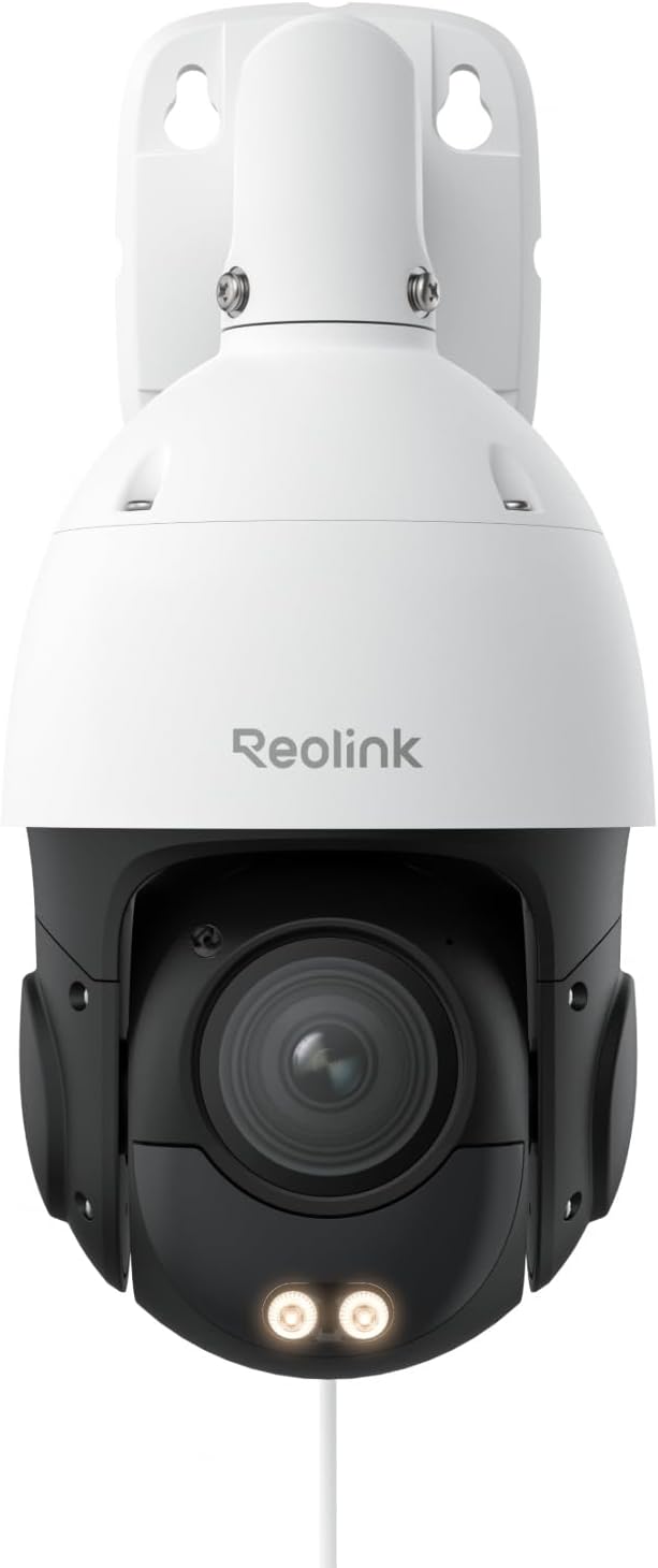 Reolink Smart 4K/8MP UHD PTZ Dome Security Camera with Cutting-Edge 16X 3D Optical Zoom, Spotlights Color Night Vision, Person/Vehicle/Animal Detection, Two-Way Audio, 24/7 Recording, RLC-823S2 MegaBDM
