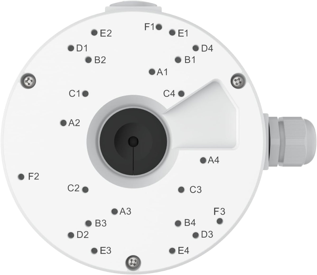Reolink Junction Box D20, Only Compatible Dome IP Cameras, RLC-520A, RLC-820A, RLC-823A, RLC-1224A, RLC-833A, RLC-842A, RLC-523WA, RLC-542WA, E1 Outdoor Series MegaBDM