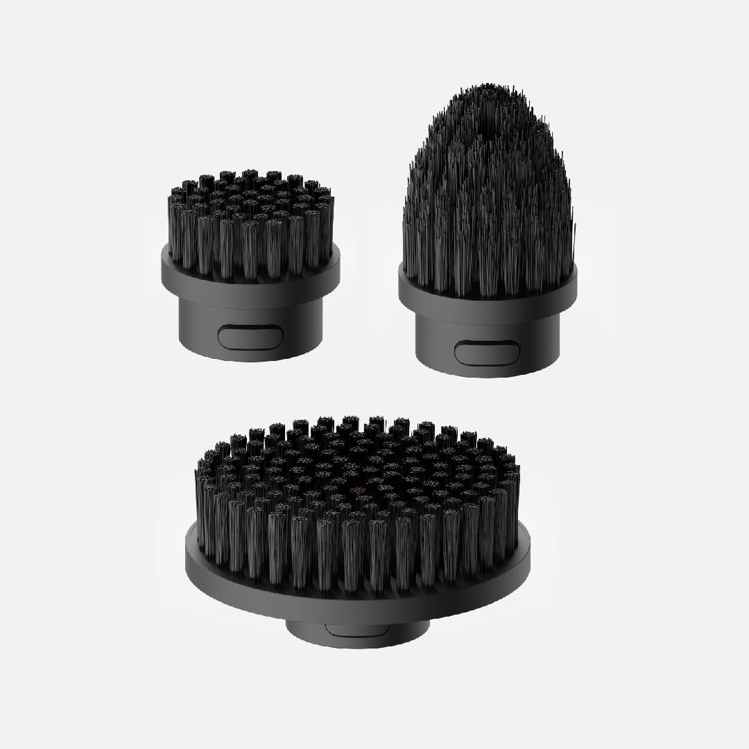 HOTO 3PCS Brush Heads for Electric Spin Scrubber MegaBDM