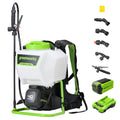 40V Cordless Battery Backpack Sprayer: 2.0 Ah USB Battery and Charger MegaBDM