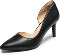 DREAM PAIRS Women's Dress High Heels Pumps Closed Pointed Toe Stiletto D'Orsay Shoes for Wedding Party MegaBDM