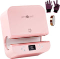 HTVRONT Auto Tumbler Heat Press Machine - Mug Heat Press Heat Up Fast & Even, Professional Tumbler Press High-Security for 2.9-3.2inch Sublimation Tumblers, Cups, Glasses and Mugs (Pink) MegaBDM