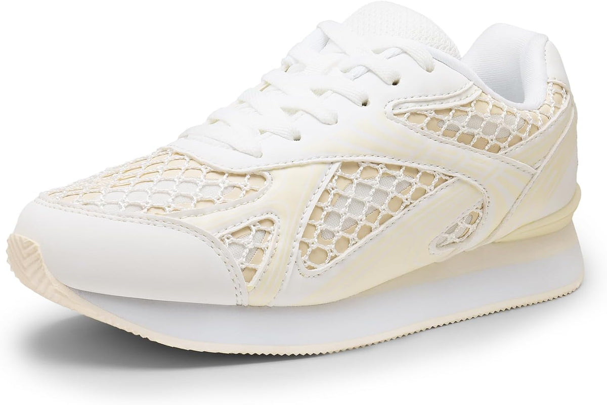 DREAM PAIRS Women Fashion Sneakers Walking Comfortable Breathable Stylish Lightweight Retro Classisc Casual Lace Up Sportstyle Sneaker MegaBDM