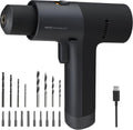 HOTO Brushless Drill, 12V Cordless, Power with LED Display, 30 Gears 2 Working Modes, 3/8 Inch Keyless Chuck, 266 in-lbs (30N·m) Torque, 2000mAh Battery, 10 Bits & 8 Drill Bits MegaBDM