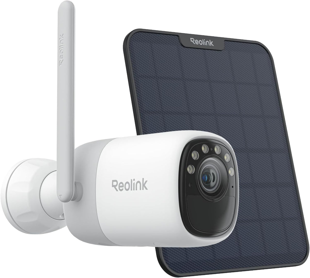Reolink 2K 4MP Security Camera Outdoor Wireless Altas + Solar Panel, 10s Pre-Recording, 20000mAh Rechargeable Battery, ColorX Night Vision, 2.4/5GHz Wi-Fi 6, Smart Detection, Local Storage MegaBDM
