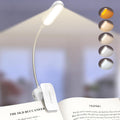 Glocusent 20 LEDs Book Light Clip on Book Reading Light Rechargeable USB-C | 5 Eye-Protecting Modes Clip on Book Light - Stepless Dimming, Long Battery Life, 4-Level Power, Flexible Book Lamp (White) MegaBDM