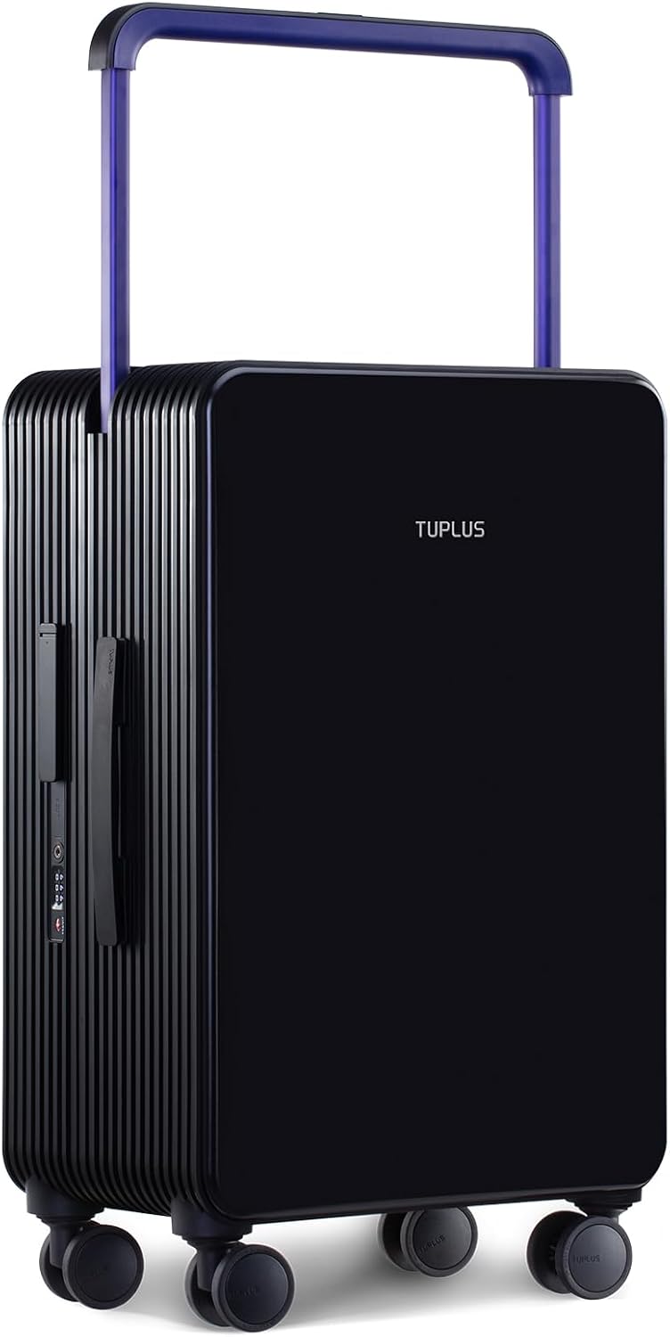 TUPLUS Suitcase Hard Shell Luggage Lightweight Carry-on ABS Travel Suitcase with Wide Handle Spinner Wheels TSA Combination Lock, Balance Collection MegaBDM