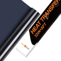 HTVRONT Black Iron on Vinyl - 12" x 5ft(30.5x152CM) Black HTV Vinyl for T-Shirts, Heat Transfer Vinyl for All Cutter Machine - Easy to Cut & Weed for Heat Vinyl Design MegaBDM