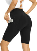Biker Shorts for Women with Pockets - High Waist Tummy Control Compression Workout Running Yoga Shorts MegaBDM