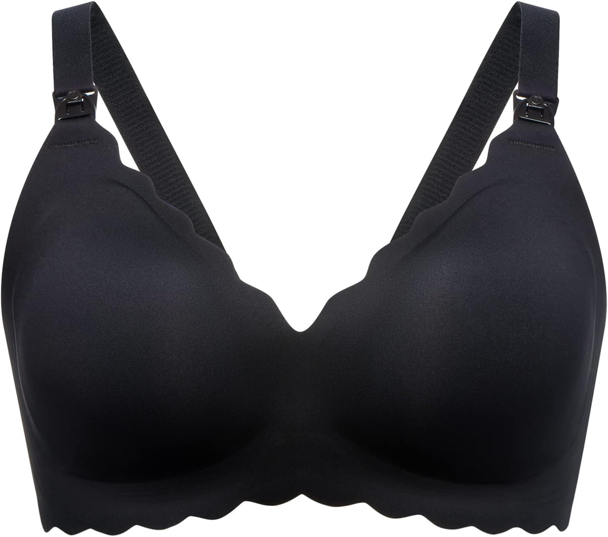 momcozy Nursing Bras for Breastfeeding, Seamless Pregnancy Maternity Bra Wireless Classic Jelly Strip Support Nursing Bra MegaBDM