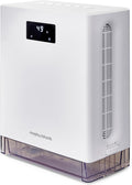 Morphy Richards PureFresh 3L/Day Dehumidifier, Sleep & Turbo Mode, Real-TIme Humidity Display, Timer, Ambient Lights, Auto Defrost, Bedrooms, Wardrobes, Kitchens, Caravans, and Window Sills, 822126 MegaBDM