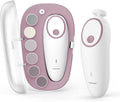 Momcozy Baby Nail File Electric, Rechargeable Baby Nail Clipper, Gentle Baby Nail Trimmer Electric with Night Light, 7 Grinding Head Replacement Pads, Pink MegaBDM