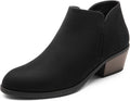 DREAM PAIRS Women's Ankle Boots Low Chunky Heels Short Fall Booties MegaBDM